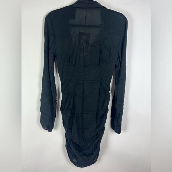 Prettylittlething, Lace Up Detail Bodycon Dress in Black. Size: 6 (US). NWT - Picture 3 of 13